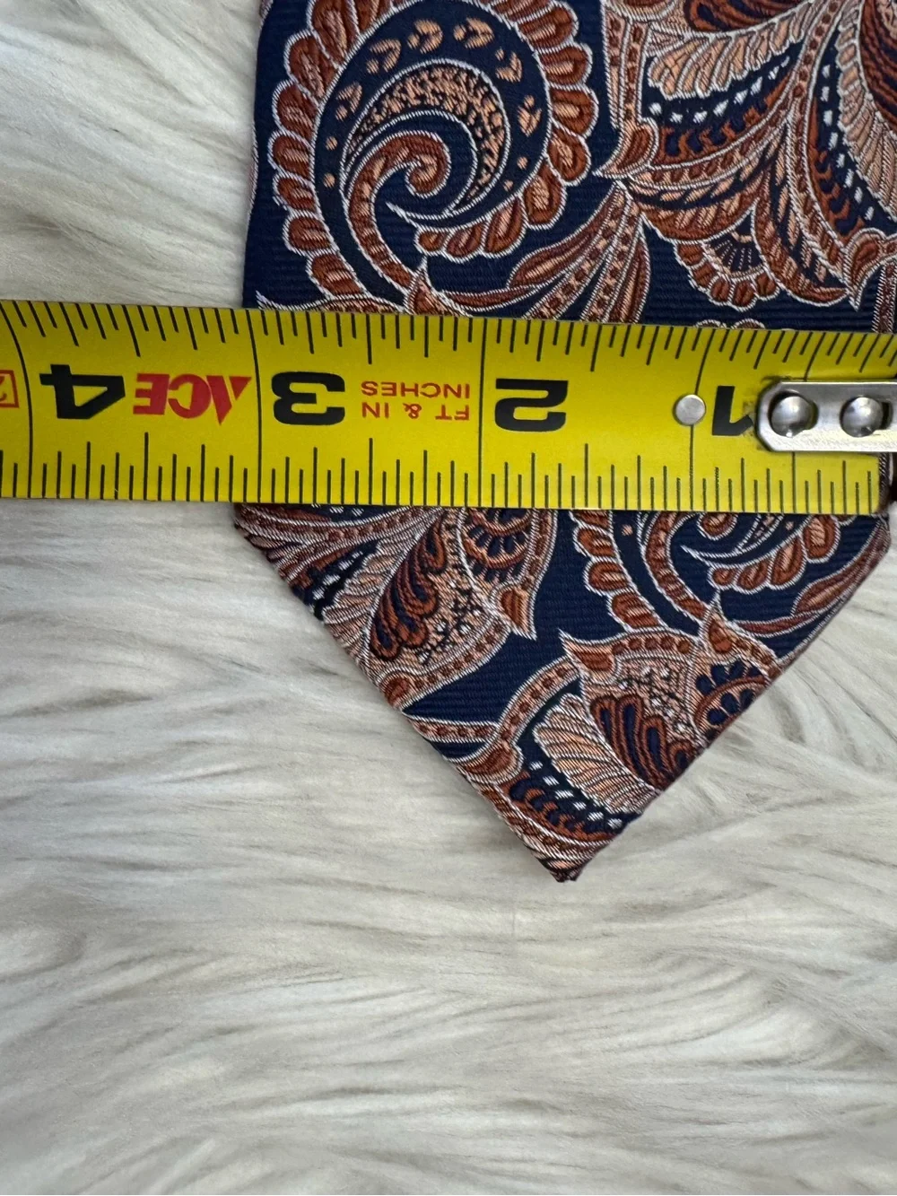 Jos.A.Bank Reserve Blue Paisley Silk Tie‎ Old Money Preppy Dapper Art Preppy